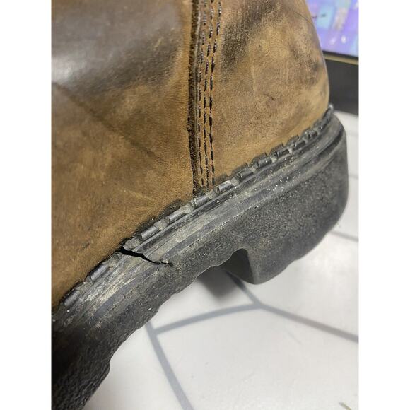 Red Wing 2206 Men\'s Size 10.5 H Brown Leather Steel Toe Waterproof Work Boots main image 10